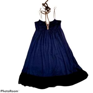 silence + noise Juniors Flowy Halter Above the Knee Summer Dress 331